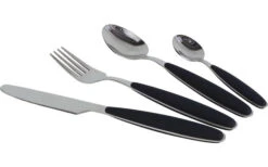 Gimex Edelstahlbesteck Set 16 Tlg. Schwarz -CampProfi Angebote Store 333536 2538149 1