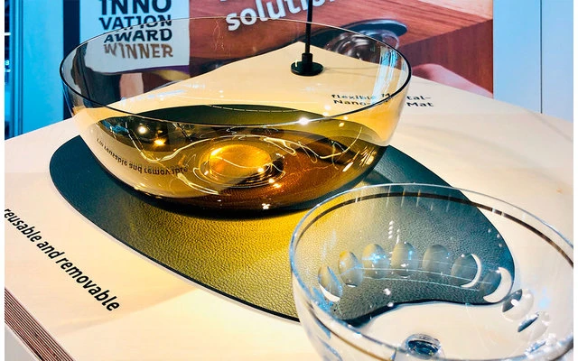 Silwy® Magnet-Platzset Mit Ledercoating Groß Schwarz 3 Silwy® Magnet-Platzset Mit Ledercoating Groß Schwarz – Bild 3