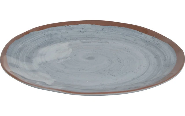 Bo-Camp Melamin Geschirr Set 12-tlg. Braun / Grau 4 Bo-Camp Melamin Geschirr Set 12-tlg. Braun / Grau – Bild 4