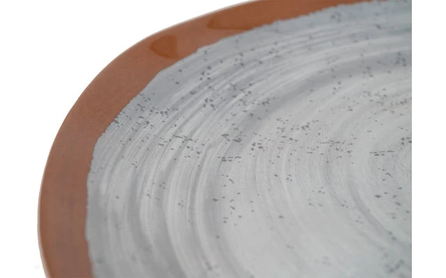 Bo-Camp Melamin Geschirr Set 12-tlg. Braun / Grau 6 Bo-Camp Melamin Geschirr Set 12-tlg. Braun / Grau – Bild 6