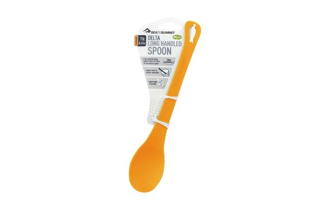 Sea To Summit Delta Long Handled Spoon Dessertlöffel Orange 2 Sea To Summit Delta Long Handled Spoon Dessertlöffel Orange – Bild 2