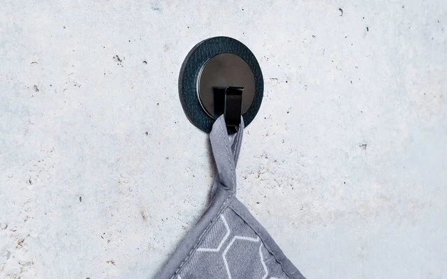 Silwy® Clever Magnet-Haken Inkl. Metall Nano Gel Pad Schwarz / Schwarz 2 Silwy® Clever Magnet-Haken Inkl. Metall Nano Gel Pad Schwarz / Schwarz – Bild 2