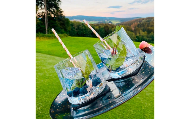 Silwy® Magnet-Kunststoffgläser Tumbler 6 Stück Grau (250 Ml) 2 Silwy® Magnet-Kunststoffgläser Tumbler 6 Stück Grau (250 Ml) – Bild 2