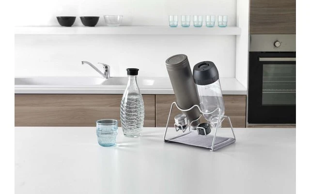 Metaltex Sodatex 2 Abtropfgestell Für 2 Flaschen 2 Metaltex Sodatex 2 Abtropfgestell Für 2 Flaschen – Bild 2