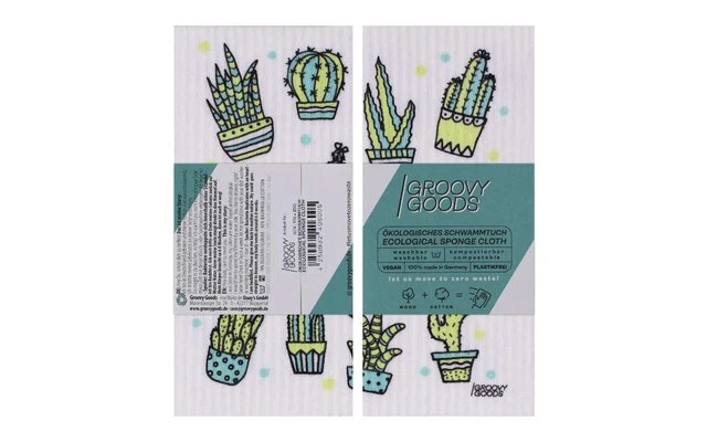 GroovyGoods ökologisches Schwammtuch 20 X 17 Cm Avocado 6 GroovyGoods ökologisches Schwammtuch 20 X 17 Cm Avocado – Bild 6