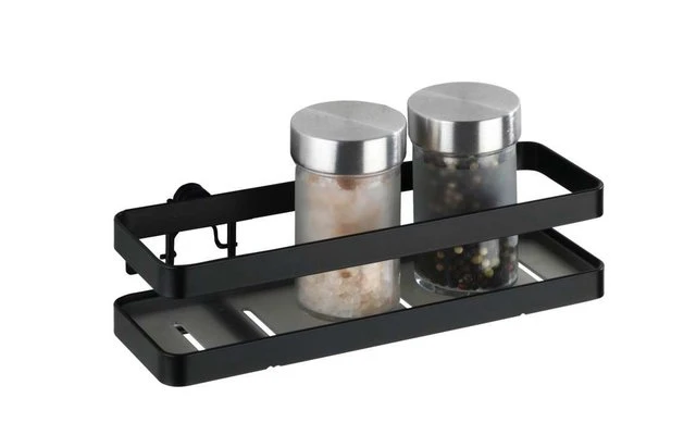 Wenko Gewürzregal Gala Schwarz 2 Wenko Gewürzregal Gala Schwarz – Bild 2
