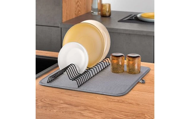 Metaltex Dry-Tex 2-in-1 Abtropfgestell Mit Microfasermatte Silber 6 Metaltex Dry-Tex 2-in-1 Abtropfgestell Mit Microfasermatte Silber – Bild 6