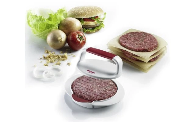 Westmark Hamburgermaker Mit Heber Weiß/rot 1 Westmark Hamburgermaker Mit Heber Weiß/rot