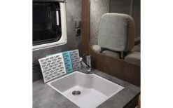 Pufz Schwedisches Geschirrtuch Wohnwagen Muster Lila -CampProfi Angebote Store 553627 3623248 3