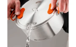 GSI Stainless Base Camper Medium Kochset 6 Teilig 2 Töpfe 2 / 3 Liter Bratpfanne 22,8 Cm 6 GSI Stainless Base Camper Medium Kochset 6 Teilig 2 Töpfe 2 / 3 Liter Bratpfanne 22,8 Cm -CampProfi Angebote Store 578247 3950299