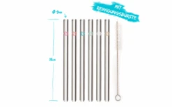 Chinchilla Glastrinkhalme Rund 23 X 9 Cm -CampProfi Angebote Store 633339 4436095