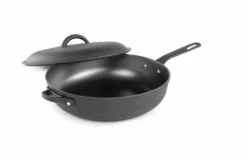 GSI Guidecast Frittierpfanne Gusseisen Mit Deckel 30 Cm