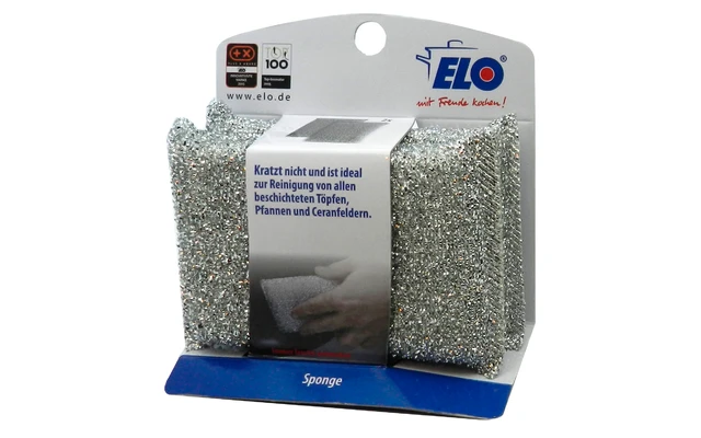Elo Spülschwamm Sponge 2er Set Silber 1 Elo Spülschwamm Sponge 2er Set Silber