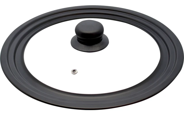 Elo Multifunktionsdeckel Set 3 Teilig Transparent Schwarz 16 / 18 / 20 Cm 2 Elo Multifunktionsdeckel Set 3 Teilig Transparent Schwarz 16 / 18 / 20 Cm – Bild 2