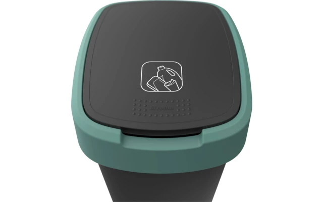 Rotho Twist Abfalleimer Mit Schwing- Und Klappdeckel 25 Liter Lime Grün 6 Rotho Twist Abfalleimer Mit Schwing- Und Klappdeckel 25 Liter Lime Grün – Bild 6