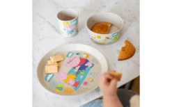 Koziol Connect Peppa Pig Kleiner Teller, Schale Und Becher Set 3 Teilig