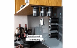 Silwy® Feinkost-Magnetgläser ALL BLACK (192 Ml) 3er-Set Inkl. Metallleiste -CampProfi Angebote Store 706742 4793213