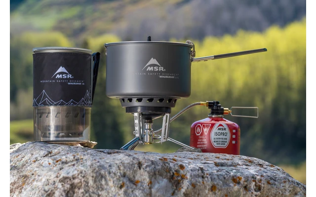 MSR Wind Burner Campingkocher Rot 3 MSR Wind Burner Campingkocher Rot – Bild 3
